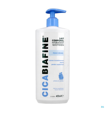 Biafine – CicaBiafine – Lait corporel hydratant quotidien, 400 ml