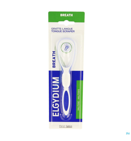 Elgydium – Breath, gratte-langue, blister x1
