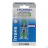 Inava Flex 1/2/3 Brossette Recharge Verte X3