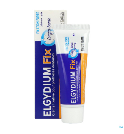 Elgydium – Fix, crème fixative forte goût neutre, 45 g