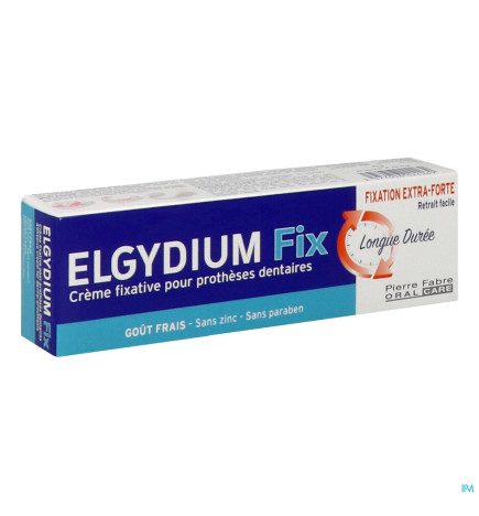 Elgydium – Fix, crème fixative extra-forte goût frais, 45 g