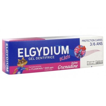 Elgydium Kids Gel Dentifrice 2/6ans Emoji Fraise Givree 50ml