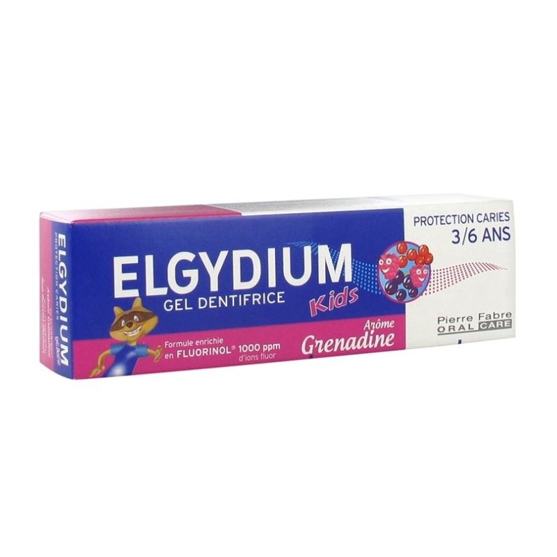 Elgydium Kids Gel Dentifrice 2/6ans Emoji Fraise Givree 50ml