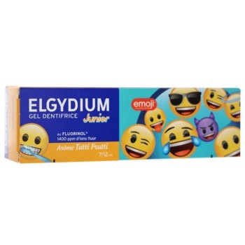 Elgydium Kids Gel Dentifrice 7/12ans Emoji Tutti Frutti 50ml