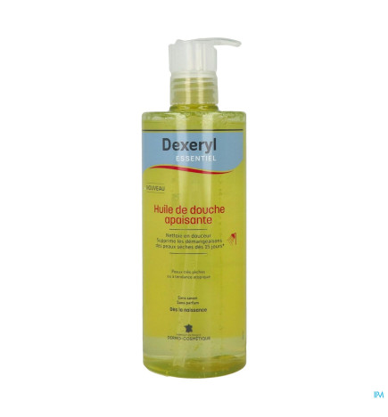 Dexeryl – essentiel huile de douche apaisante, 500 ml