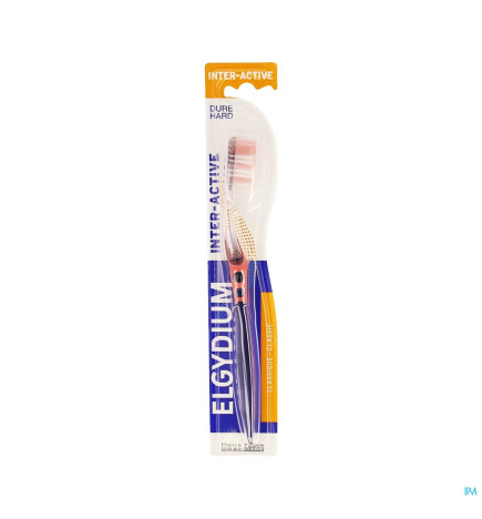 Elgydium – Interactive, brosse à dents dure