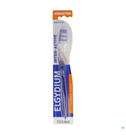 Elgydium – Interactive, brosse à dents medium