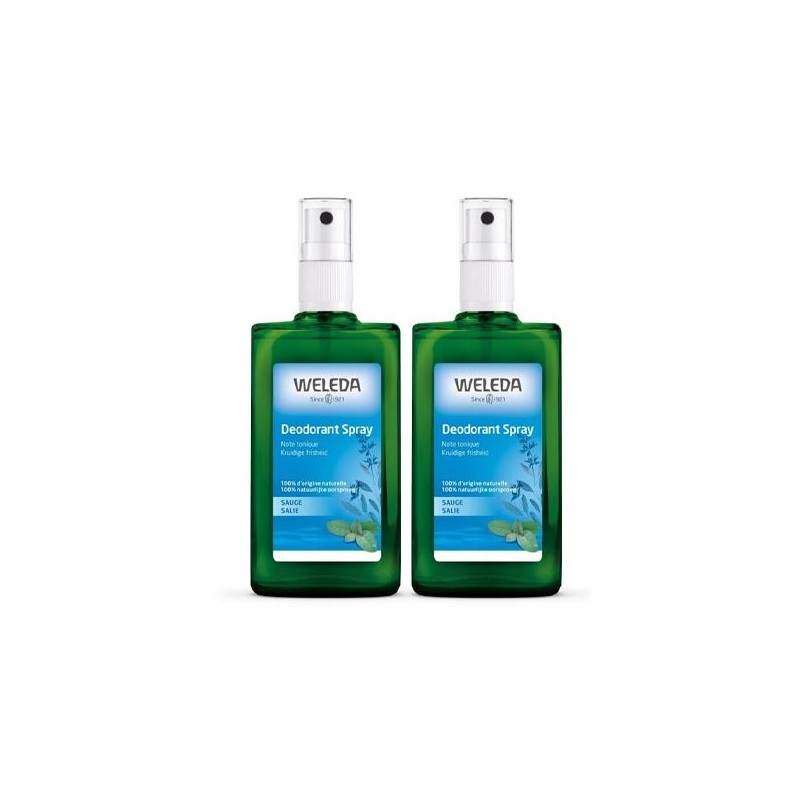 Weleda Deodorant Sauge Spray 100ml X2