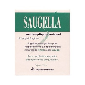 Saugella Lingettes Antiseptique Naturel X 10