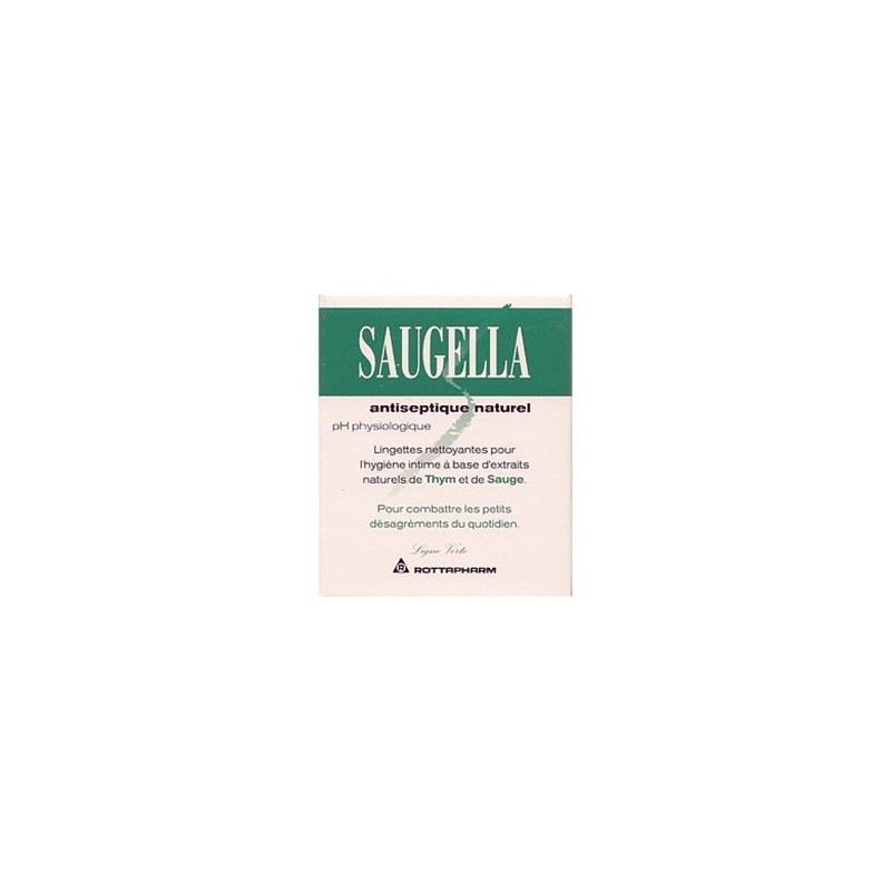 Saugella Lingettes Antiseptique Naturel X 10