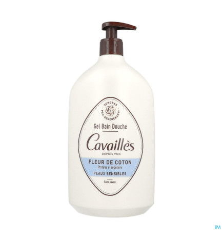 Cavaillès – gel bain-douche fleur deCoton, flacon pompe, 1 L