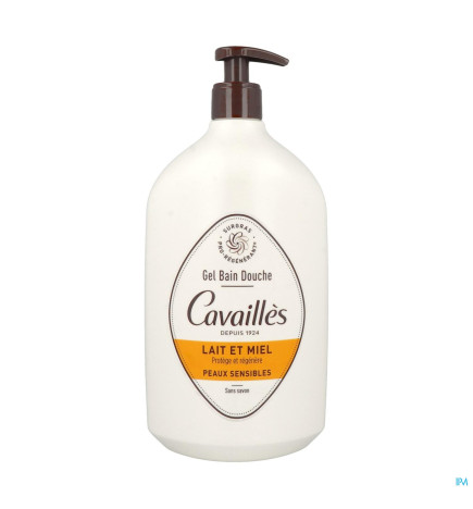 Cavaillès – gel bain-douche lait & miel, 1 L