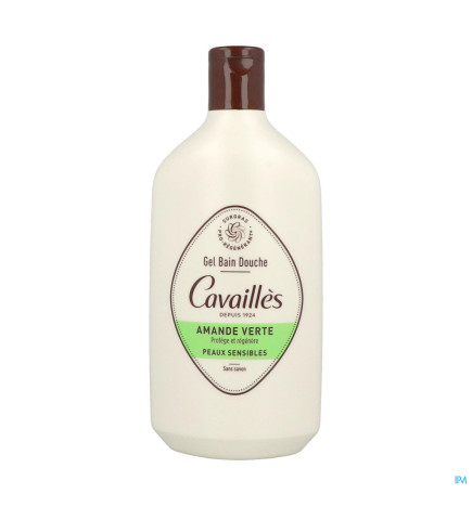 Cavaillès – gel bain-douche amande, flacon pompe, 400 ml