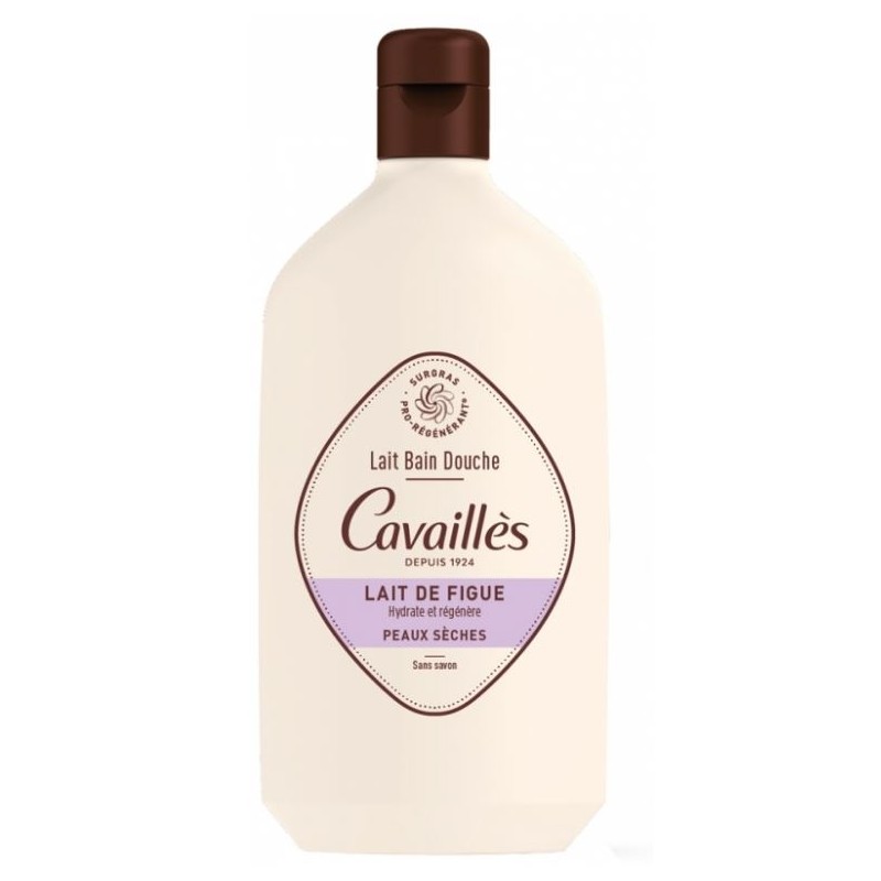 Roge Cavailles Lait Bain Douche Lait De Figue Flacon 400ml