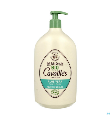 Cavaillès – gel bain-douche aloe vera bio, 1 L