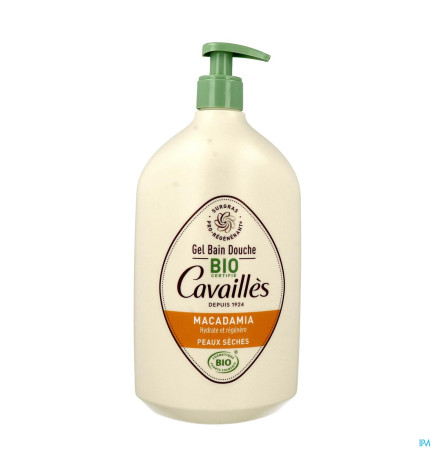 Cavaillès – gel bain-douche macadamia bio, 1 L