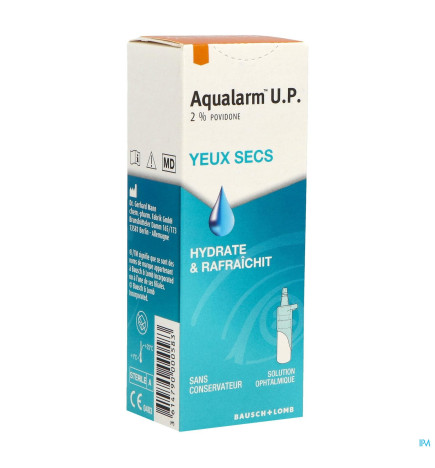 BAUSCH&LOMB – Aqualarm UP solution ophtalmique, 10 ml