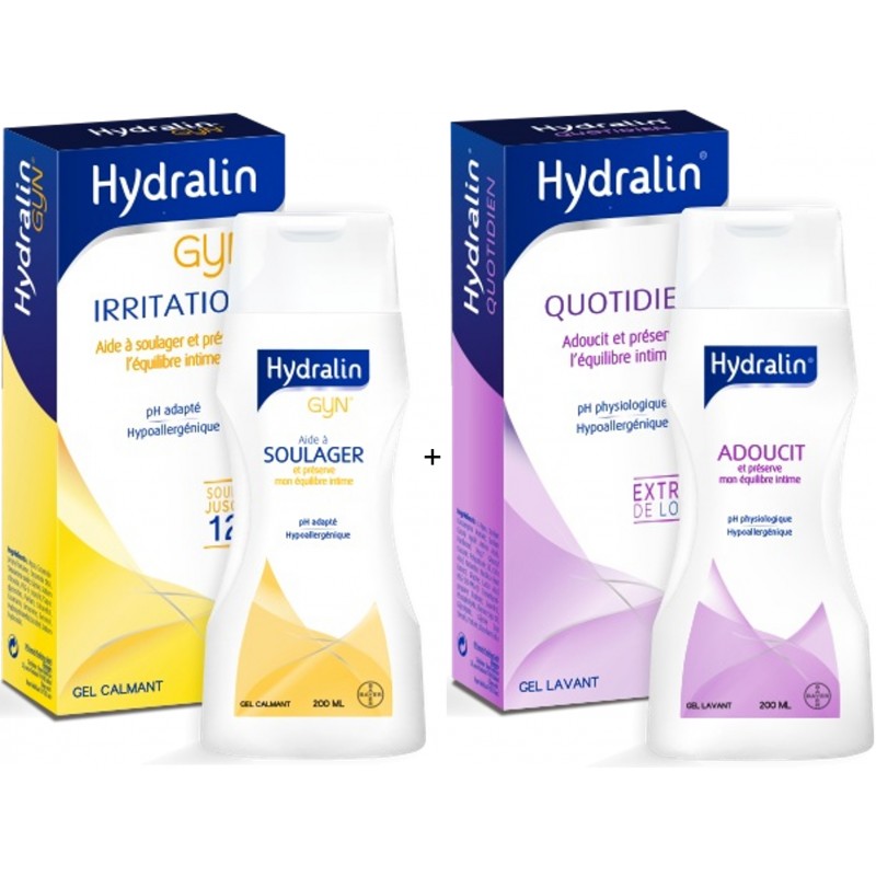 Hydralin Gyn 200 ml + Hydralin Quotidien 200 ml