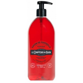 Le Comptoir du Bain – Savon de Marseille Coquelicot, 1 L