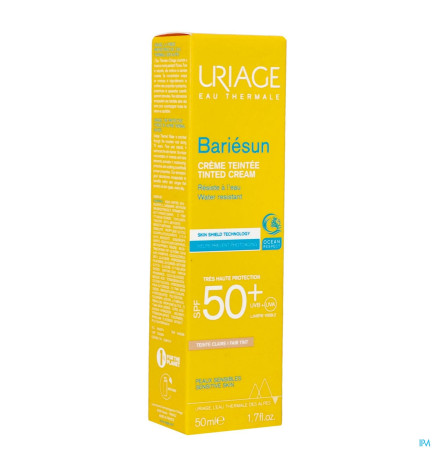 Uriage – Bariésun Crème Teintée Claire SPF50+ 50 ml