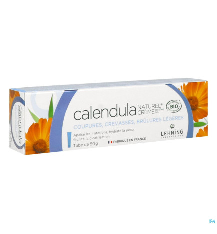 Lehning – Calendula Naturel Creme Bio 50g