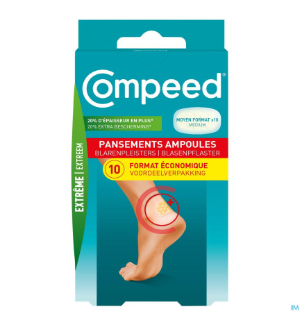 Compeed – pansements ampoules extrême, 10 pansements