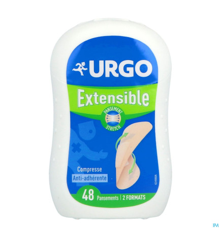 Urgo – Extensible pansement prédécoupé, x 48