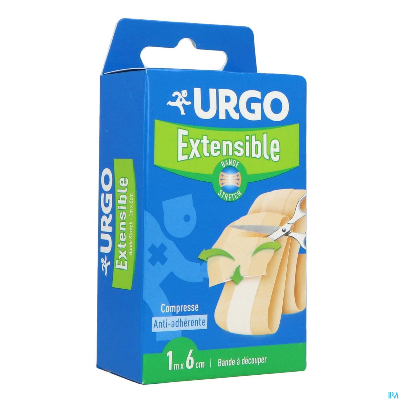 Urgo Benda Sensitiva Stretch - 6 Cm X 1 M - Medicazione Antisettica Con Cloruro Di Benzalconio