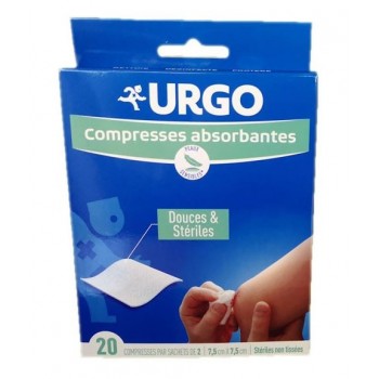 Urgo Compresse Absorbante Non Tisse Sterile Sachet 2 10