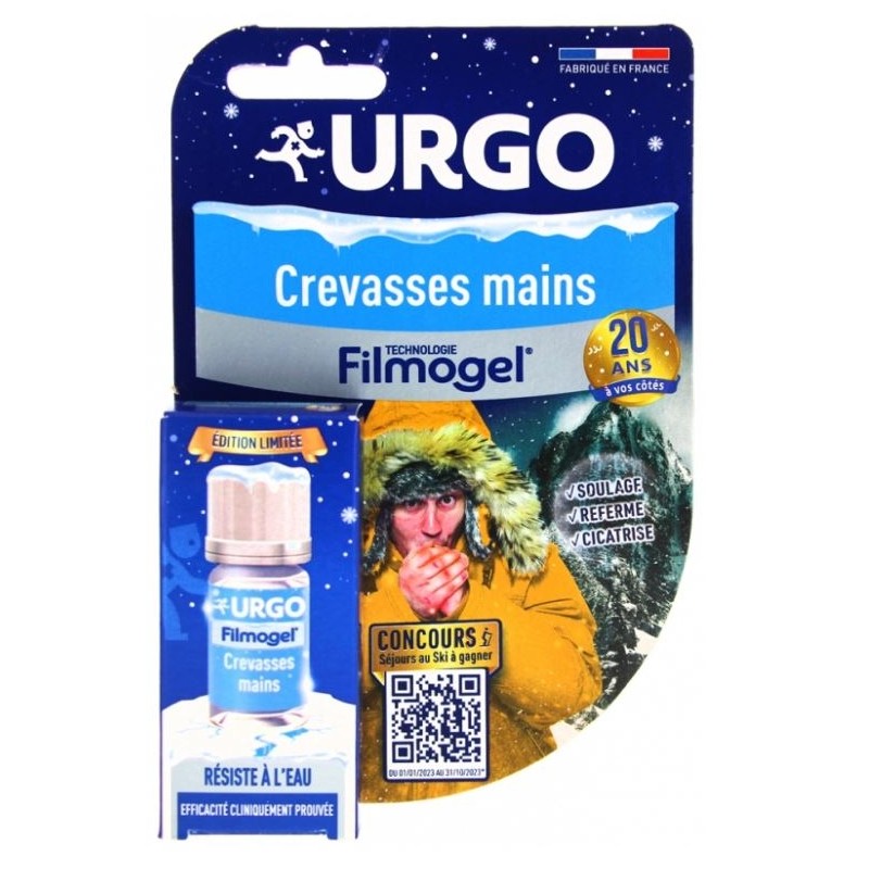 Urgo Filmogel Crevasses Mains Pansement Liquide 3ml25