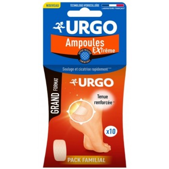 Urgo Ampoules Extreme Pansement Hydrocolloide Grand Format X10