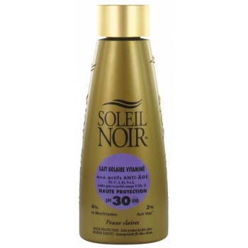 Soleil Noir Lait Solaire Vitamine Ip 30 Haute Protection 150ml