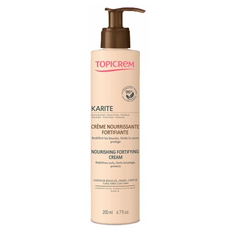 Topicrem Karite Creme Nourrissante Fortifiante Cheveux 200ml