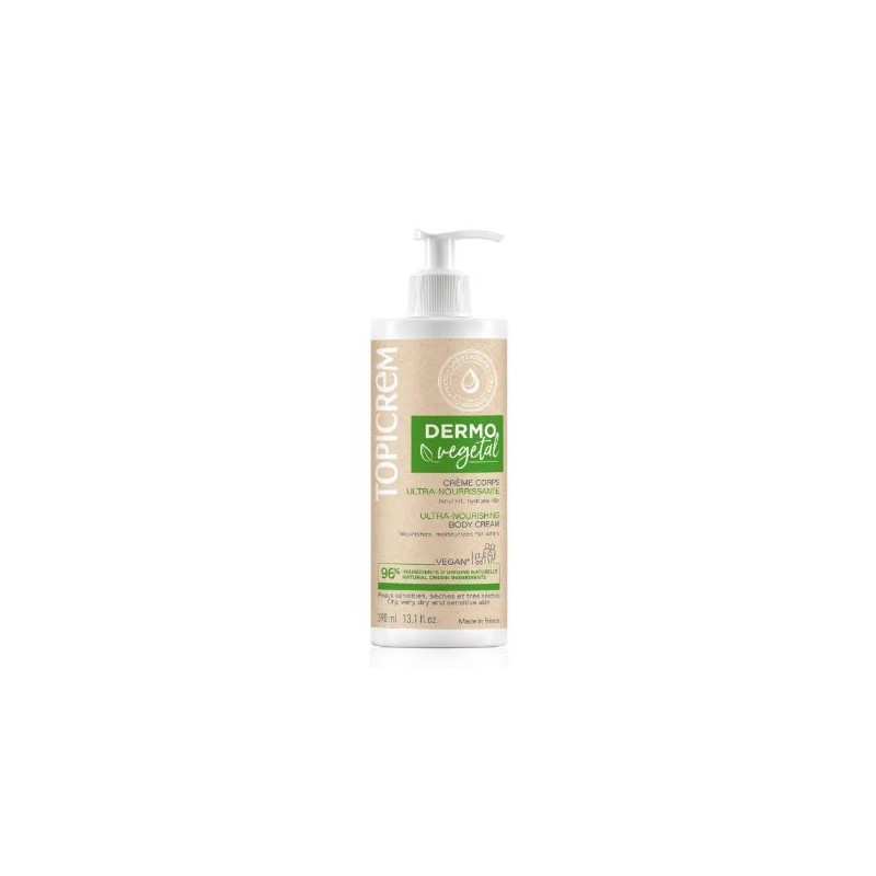 Topicrem Dermo Vegetal Creme Ultra Hydratante Corps 390ml