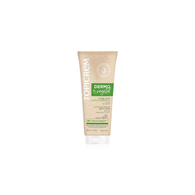 Topicrem Dermo Vegetal Creme Ultra Hydratante Corps 200ml