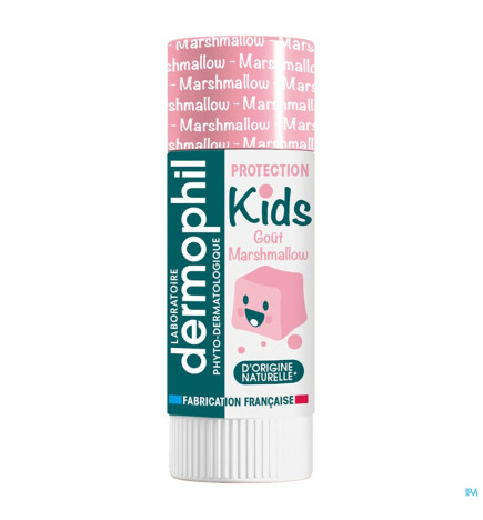 Dermophil – Stick lèvres kids Marshmallow Indien, 4 g
