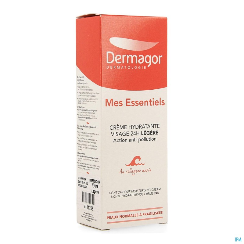 Dermagor Mes Essentielles Cr Hydra Legere 24h 40ml