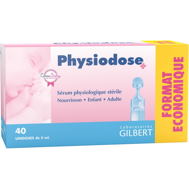 Sérum Physiologique 40 Unidoses de 5ml