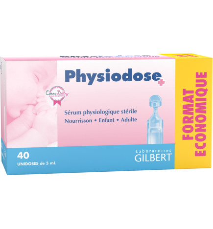 Sérum Physiologique 40 Unidoses de 5ml