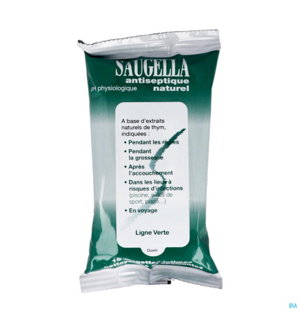 Saugella – Antiseptique Lingettes Intimes, x15