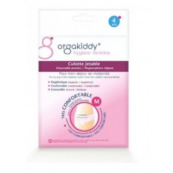 Orgakiddy Hygiene Feminine Culotte Maternite Jetable Medium X4