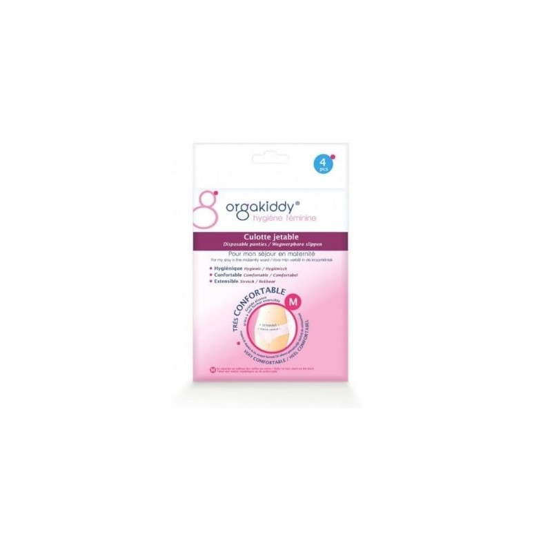 Orgakiddy Hygiene Feminine Culotte Maternite Jetable Medium X4