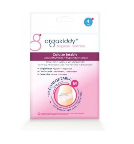 Orgakiddy Hygiene Feminine Culotte Maternite Jetable Medium X4