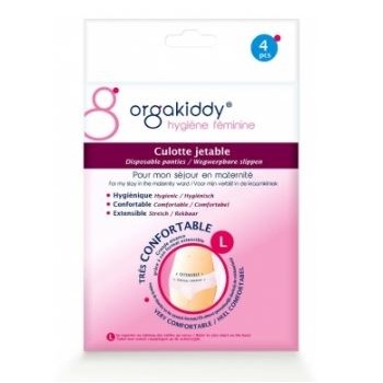 Orgakiddy Hygiene Feminine Culotte Maternite Jetable Large X4