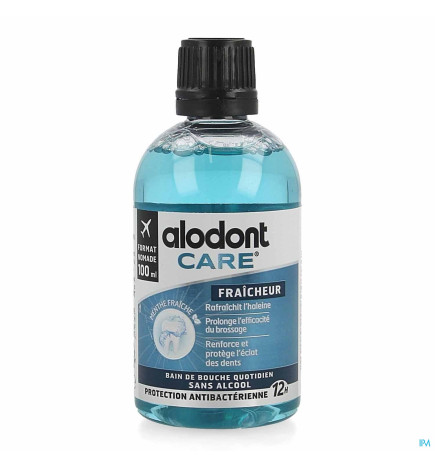Alodont – Bain de Bouche Fraîcheur Sans Alcool, 100 ml