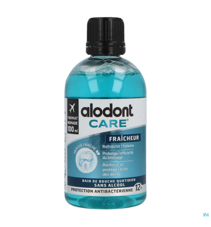 Alodont – Bain de Bouche Fraîcheur Sans Alcool, 100 ml