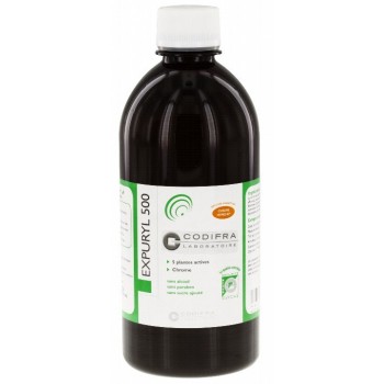 Codifra Expuryl 500 - Phytodraineur - Détoxiquant 500 ml