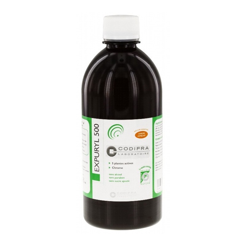 Codifra Expuryl 500 - Phytodraineur - Détoxiquant 500 ml