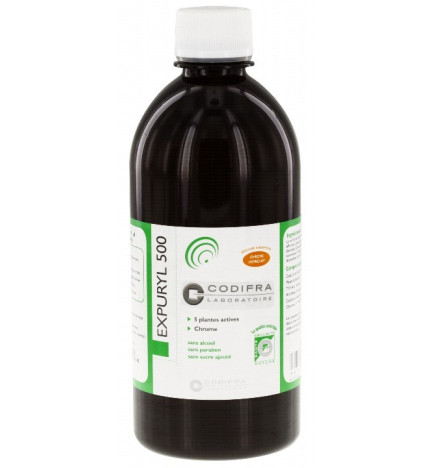 Codifra Expuryl 500 - Phytodraineur - Détoxiquant 500 ml