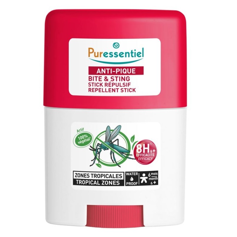 Puressentiel Stick Repulsif Zone Tropicale Waterproof 20ml